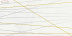 Плитка Italon Шарм Делюкс Уолл Проджект Бьянко Микеланжело Вставка Голден Лайн 600080000420 (40x80)